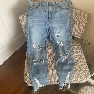 American Eagle super high rise jegging crop